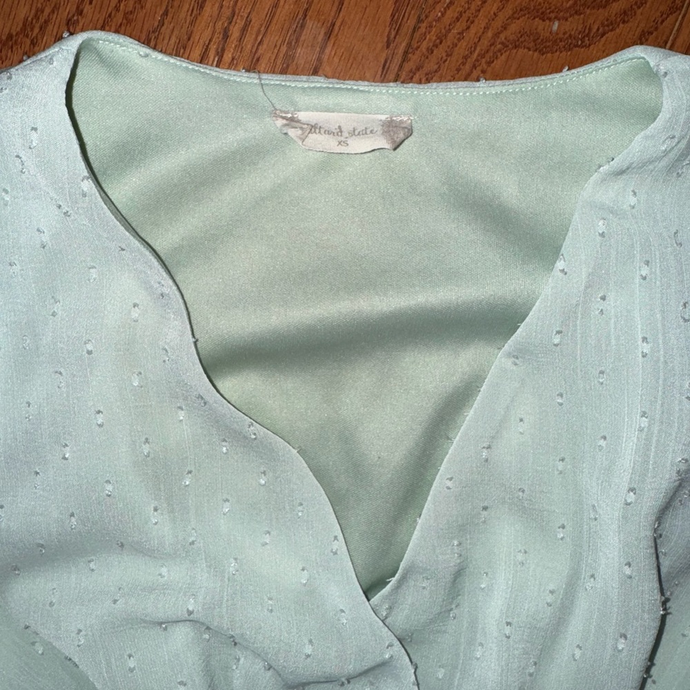 Altar’d State Light Green Ruffled Dress - Picture 3 of 8